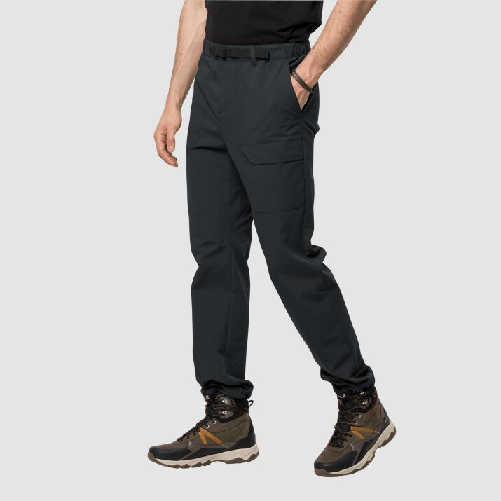 Pantalones Impermeable Jack Wolfskin 365 Fearless Hombre Negros Mexico-5813176